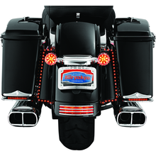 Load image into Gallery viewer, Kuryakyn Rear Fender Accents FLHX & FLTR Models Chrome