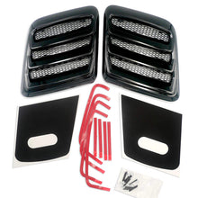 Load image into Gallery viewer, Roush 2018-2023 Mustang Hood Heat Extractors - Gloss Black | 422325