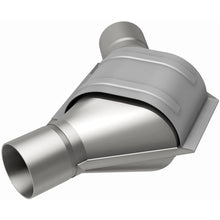 Load image into Gallery viewer, MagnaFlow Conv Univ 2.50inch Angled Inlet/Outlet