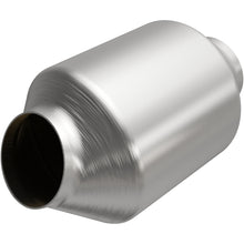 Load image into Gallery viewer, Magnaflow Carb Compliant SS Univ. Catalytic Converter 8.125in Body L X 5in Body W (2.50 CA Spun)