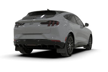 Load image into Gallery viewer, Rally Armor 21-25 Ford Mustang Mach-E/GT/Rally Black Mud Flap w/White Logo Mud Flaps Rally Armor