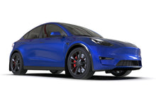 Load image into Gallery viewer, Rally Armor 20-24 Tesla Model Y White UR Mud Flap w/Black Logo Mud Flaps Rally Armor