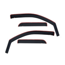 Load image into Gallery viewer, Westin 2014-2018 Chevy Silverado 1500 Dbl Cab Wade In-Channel Wind Deflector 4pc - Smoke Westin