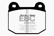 Load image into Gallery viewer, EBC 87-92 Alfa Romeo 75 1.6 Ultimax2 Front Brake Pads Brake Pads - OE EBC