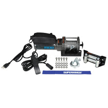 Load image into Gallery viewer, Superwinch 1,500 lbs. 1.1 HP 120V AC 1/8 In x 35ft. Wire Rope - Gray Wrinkle Winches Superwinch