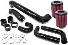 Load image into Gallery viewer, Front Mount BMS Elite G8x M2 M3 M4 S58 BMW Performance Intake Intakes Burger Motorsports, Inc. Red Filters Gloss Black Finish