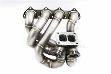 Load image into Gallery viewer, PLM Power Driven T4 Top Mount Turbo Manifold with Dual Wastegates B-Series B16 B18 B20