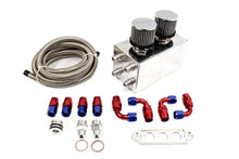 Load image into Gallery viewer, PLM Power Driven Universal Oil Catch Can Kit Breather Tank