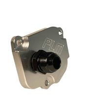 Load image into Gallery viewer, Precision Works Timing Chain Vented Tensioner Cover Plate AN10 Oil Return Honda K-Series