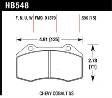 Load image into Gallery viewer, Hawk Miata Brembo / Renault Clio / Cobalt SS HP+ Street Front Brake Pads Brake Pads - Performance Hawk Performance