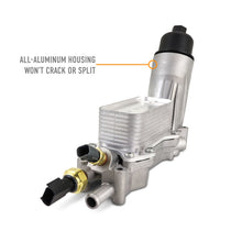 Load image into Gallery viewer, Mishimoto 12-18 Jeep Wrangler JK Aluminum Oil Filter Housing 3.6L Oil Filter Blocks Mishimoto