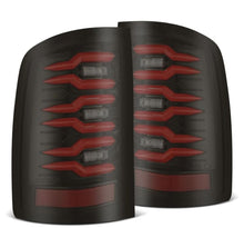 Load image into Gallery viewer, AlphaRex 07-13 GMC Sierra 1500/07-14 2500/3500HD (No Clsc/Dually) Luxx-Series LED Tail Lghts Blk Red AlphaRex