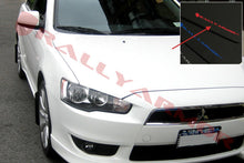 Load image into Gallery viewer, Rally Armor 07-17 Mitsubishi Lancer Black UR Mud Flap w/ Red Logo Mud Flaps Rally Armor