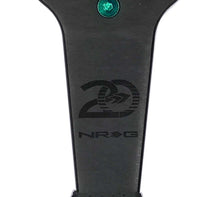 Load image into Gallery viewer, NRG Steering Wheel 1.5in Dish 350mm Black Perforated Leather - Emerald Stitching - Reinforced Spoke | RST-037MB-B-20