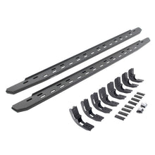 Load image into Gallery viewer, Go Rhino 19-25 Chevrolet Silverado 1500 RB30 Slim Running board + Brackets - Textured Black | 69604887SPC
