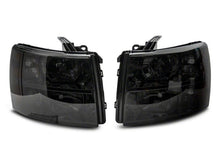 Load image into Gallery viewer, Raxiom 07-14 Chevrolet Silverado 1500 HD Axial OEM RepHeadlights- Chrome Housing- Smoked Lens Headlights Raxiom