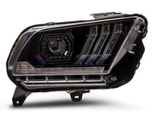 Load image into Gallery viewer, Raxiom 13-14 Ford Mustang LED Projector Headlights SEQL Turn Signals- Blk Housing (Clear Lens) Headlights Raxiom