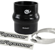 Load image into Gallery viewer, aFe Air Intake Components afe Magnum FORCE Intake Coupling Kit (3-1/8 IN ID x 4 IN L) Straight Coupler w/ Hump - Black