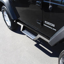 Load image into Gallery viewer, Westin 07-18 Jeep Wrangler JK 2dr. HDX Stainless Drop Nerf Step Bars - Tex. Blk Westin