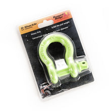 Load image into Gallery viewer, Rugged Ridge Green 9500lb 3/4in D-Shackle Rugged Ridge