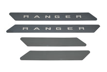 Load image into Gallery viewer, Putco 19-20 Ford Ranger SuperCrew - w/ RANGER Etching (4pcs) Black Platinum Door Sills Door Panels Putco