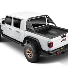 Load image into Gallery viewer, Rugged Ridge 20-22 Jeep Gladiator w/Trail Rail Sys Armis Tonneau Cover w/Max Track - Tex. Blk Rugged Ridge