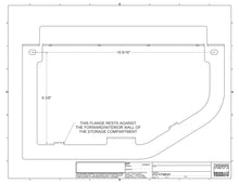 Load image into Gallery viewer, Tuffy Ram Trucks Underseat Lid W/ Keyed Lock Cargo Boxes & Bags Tuffy Products