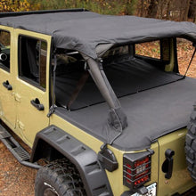 Load image into Gallery viewer, Rugged Ridge Montana Pocket Island Topper Black 10-18 JK 4 Door Rugged Ridge