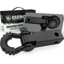 Load image into Gallery viewer, Rhino USA Shackle Kits Rhino USA Shackle Hitch Receiver W/ D-Ring (Black)