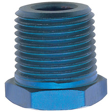 Load image into Gallery viewer, Russell Performance 3/4in Male to 1/2in Female Pipe Bushing Reducer (Blue) Russell