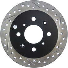 Load image into Gallery viewer, Stoptech Brake Rotors - Slot & Drilled StopTech 90-96 Acura Integra / 97-01 Integra (Exc. Type R) Slotted & Drilled Left Rear Rotor