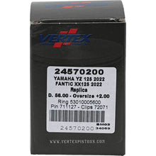 Load image into Gallery viewer, Vertex Pistons Uncategorized Vertex Piston 2023 Fantic Motor XE 125 125cc +2.00mm Oversized Cast Replica Piston Kit