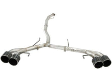 Load image into Gallery viewer, aFe Takeda 3in SS Exhaust Cat-Back 09-14 Nissan GTR V6 3.8L Carbon Fiber Tips Catback aFe