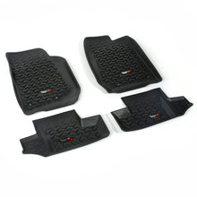 Load image into Gallery viewer, Rugged Ridge Floor Liner Front/Rear Black 2007-2018 Jeep Wrangler JK 2 Dr Rugged Ridge