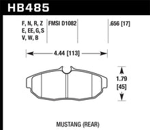 Load image into Gallery viewer, Hawk 08-09 Ford Mustang Bullitt / 05-12 GT / 07-08 Shelby GT HP-10 Race Rear Brake Pads Brake Pads - Racing Hawk Performance