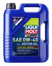 Load image into Gallery viewer, LIQUI MOLY 5L Synthoil Energy A40 Motor Oil SAE 0W40 - Comes in a Case of 4 Units | 2050