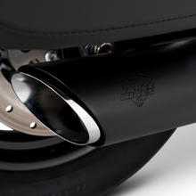 Load image into Gallery viewer, Vance & Hines 2025+ HD Softail Twin Slash 4in Round Black Slip-On Exhaust