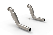 Load image into Gallery viewer, Kooks 20-24 Ford Exployer ST/Aviator 3in x 2-1/2in Stainless Steel GREEN Catted Downpipes Kooks Headers