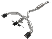 Load image into Gallery viewer, aFe 23-24 Toyota GR Corolla L3 1.6L (t) Gemini XV 3in to 2-1/2in CatBack Exhaust w/Carbon Fiber Tips Catback aFe