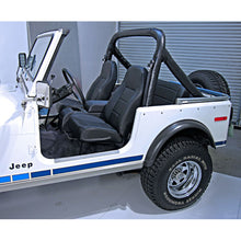 Load image into Gallery viewer, Rugged Ridge High-Back Front Seat Non-Recline Black Denim 76-02 CJ& Rugged Ridge