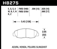 Load image into Gallery viewer, Hawk 97-99 Acura CL / 93-02 Honda Accord Coupe DX/EX/LX/96-10 Civic Coupe EX DTC-60 Race Brake Pads Brake Pads - Racing Hawk Performance
