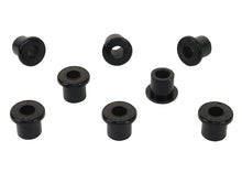 Load image into Gallery viewer, Whiteline Plus 86-11/05 Toyota Frontier / 2/97-11/05 XTerra Rear Spring - Eye Rear & Shackle Bushing Spring Insulators Whiteline