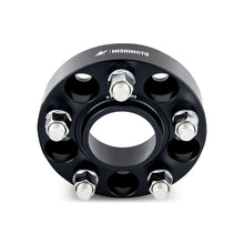 Load image into Gallery viewer, Mishimoto Mishimoto Wheel Spacers 5x114.3 64.1 CB M14x1.5 25mm BK Wheel Spacers & Adapters Mishimoto