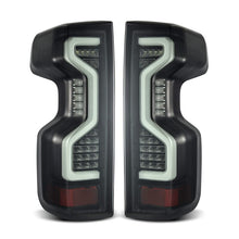 Load image into Gallery viewer, AlphaRex 19-23 Chevrolet Silverado 1500/2500HD/3500HD PRO-Series LED Tail Lights Jet Black AlphaRex