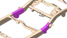 Load image into Gallery viewer, Rust Buster 4Runner & FJ Cruiser Mid Frame Repair Kit - Right | RB8421R