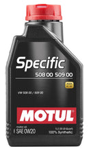 Load image into Gallery viewer, Motul 1L OEM Synthetic Engine Oil SPECIFIC 508 00 509 00 - 0W20 - Comes in a Case of 12 Units | 107385