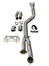 Load image into Gallery viewer, ACTIVE AUTOWERKE 11-118R Active Autowerke G87 M2 Signature single mid-pipe with G-brace
