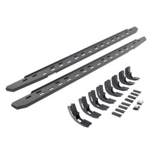Load image into Gallery viewer, Go Rhino 19-25 Chevrolet Silverado 1500 RB30 Slim Running board + Brackets - Textured Black | 69604887SPC