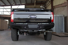 Load image into Gallery viewer, Addictive Desert Designs ADDR167301280103 Addictive Desert Designs 17-18 Ford F-250 HoneyBadger Rear Bumper w/ Backup Sensor Cutouts