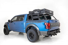 Load image into Gallery viewer, Addictive Desert Designs ADDC118822000103 Addictive Desert Designs 2015+ Ford F-150 Overlander Chase Rack w/ 3rd Brake Light - Hammer Black